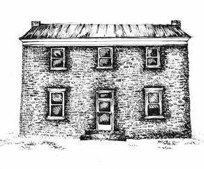Drawing of the Bland County Jail