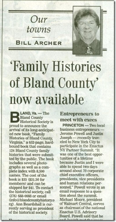 Bluefield Paper Article
