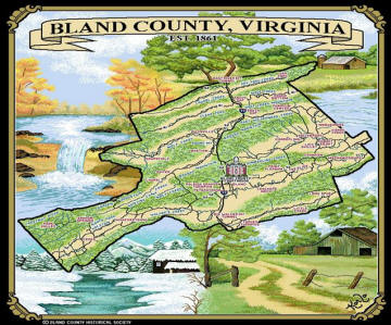 Print of the Bland County Afghan