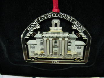 Christmas Tree Ornament featuring the courthouse